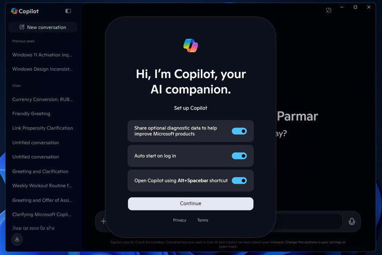 微软 Win10 / Win11 版 Copilot 上线:支持 OpenAI o3 推理模型